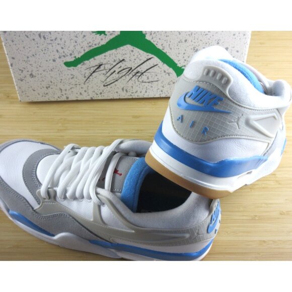 Nike Air Jordan 4 RM Men's Basketball Shoes White Neutral Grey Blue Sizes NIB - Picture 7 of 8
